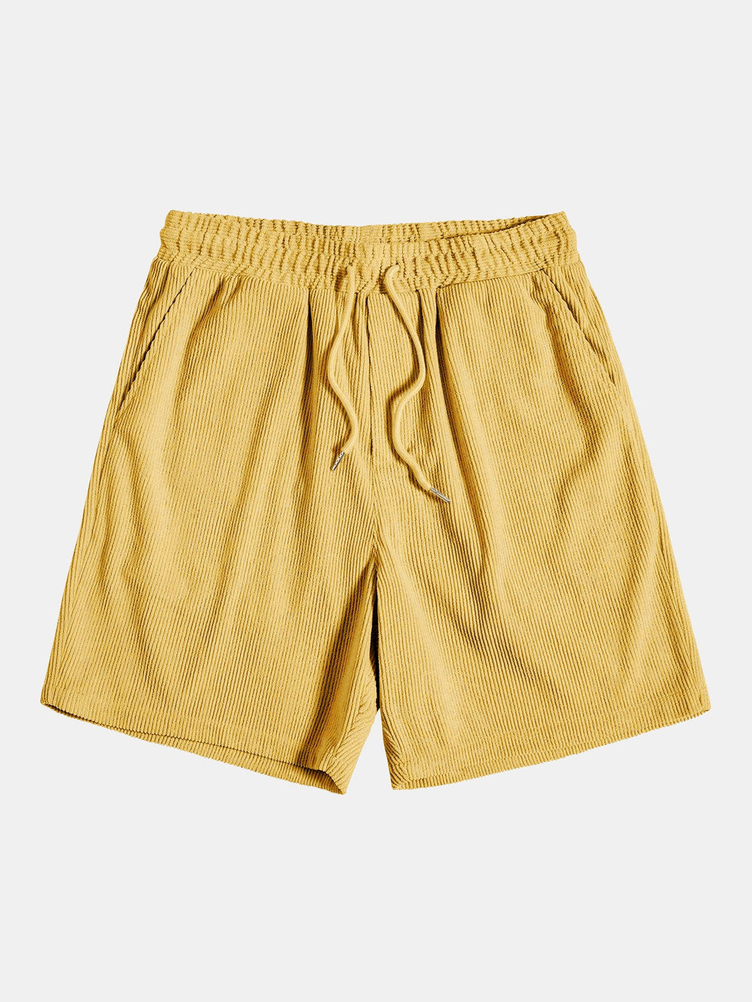 Kurzärmeliges Corduroy Hemd mit Knöpfen & Shorts