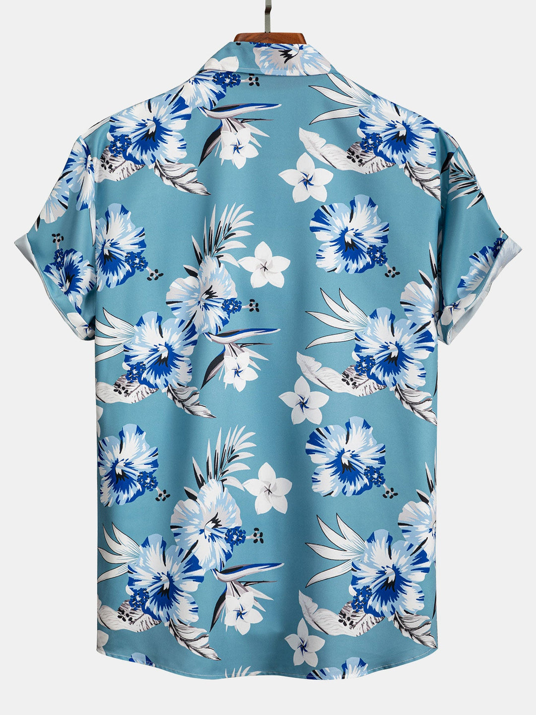 Hemd mit tropischem Blumenmuster & Shorts zum Schwimmen