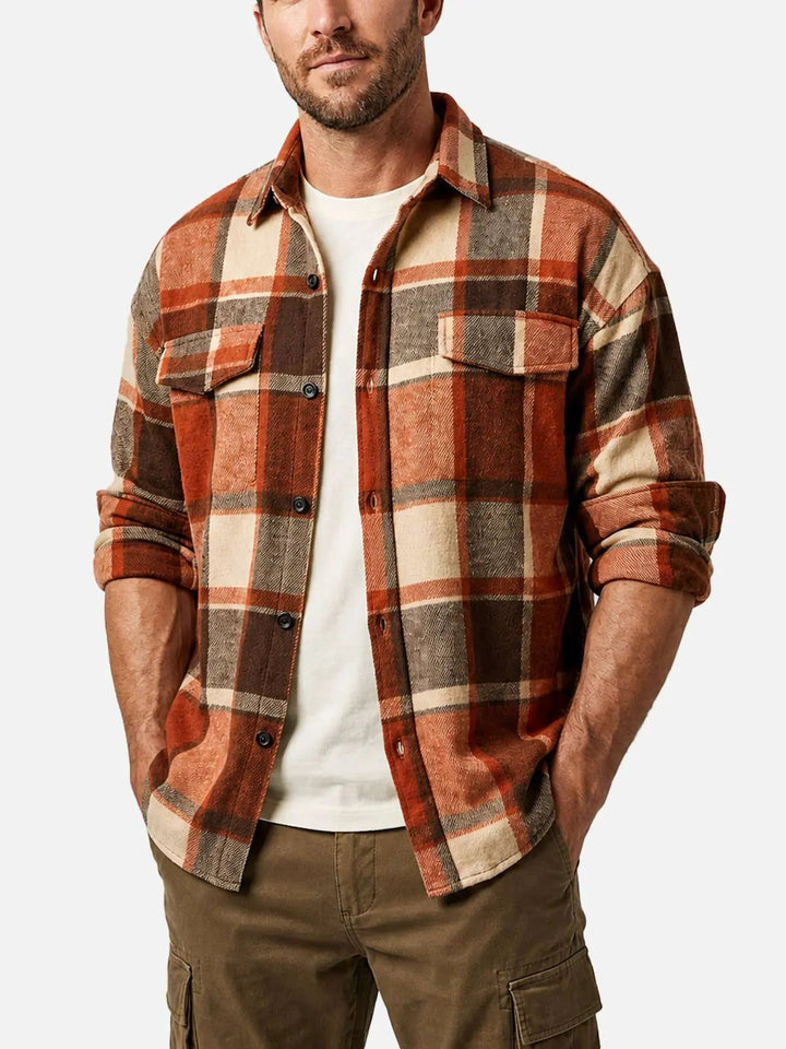 Sommerfeld | Herren-Hemd mit gebürstetem Oversize-Karomuster (1 kaufen, 1 GRATIS dazu)