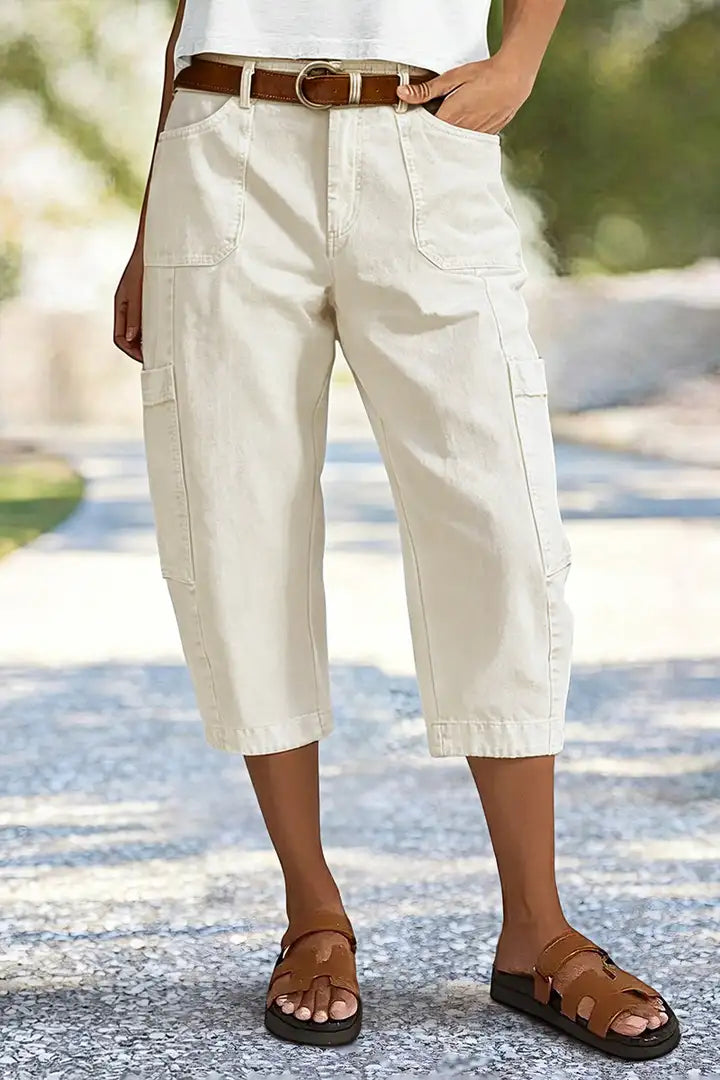 Sommerfeld | Cargo-Caprihose aus Denim (1 kaufen, 1 GRATIS dazu)