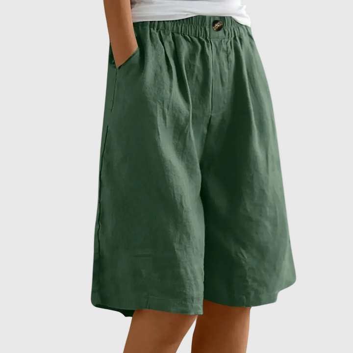 Sommerfeld | Luftige Shorts mit weitem Bein (1 kaufen, 1 GRATIS dazu)