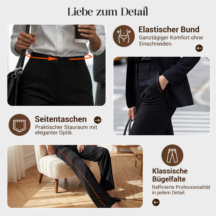 Sommerfeld | Damen Anzughose mit hoher Taille (1 kaufen, 1 GRATIS dazu)