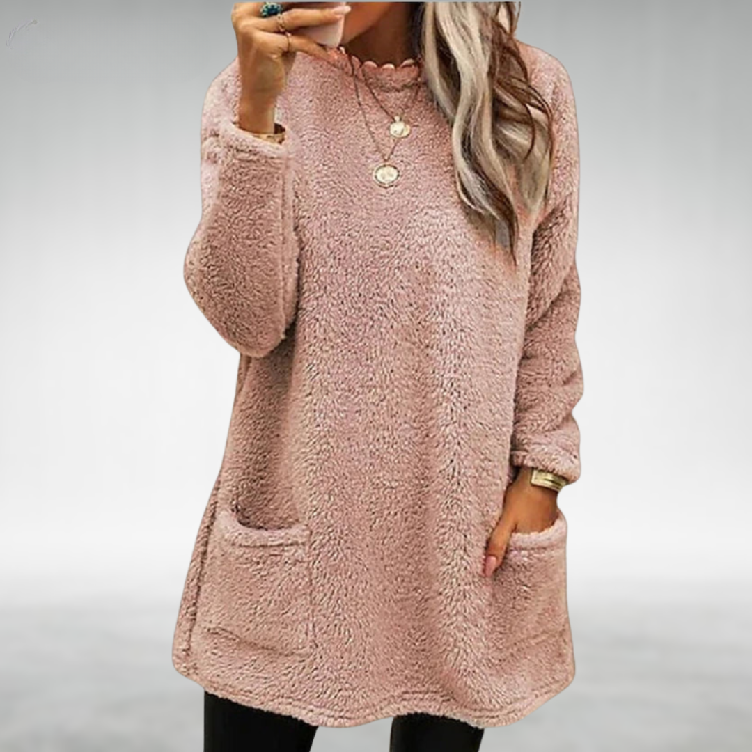Sommerfeld | Langer Fleece-Pullover