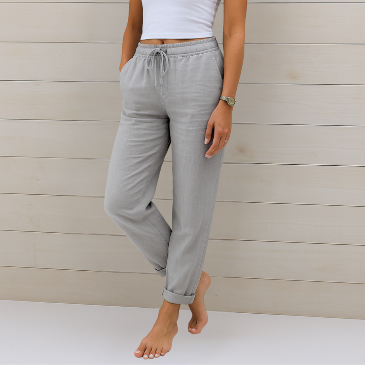 Sommerfeld | Leinen-Stretchhose für Damen (1 Kaufen, 1 GRATIS dazu)