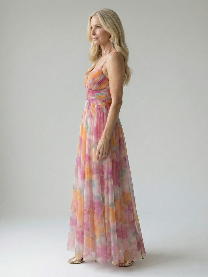 Charlotte | Weiches Wickel-Maxikleid