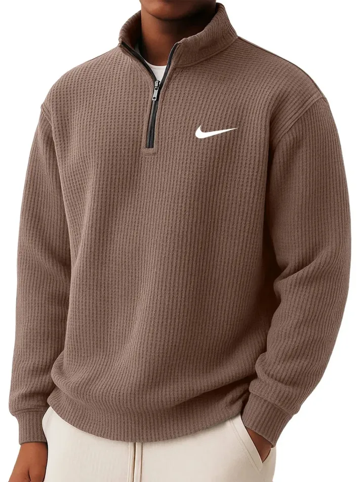 Sommerfeld | Sweatshirt mit Kragen und halbem Reißverschluss (1 kaufen, 1 GRATIS dazu)