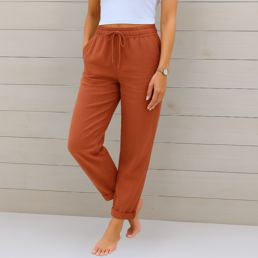 Sommerfeld | Leinen-Stretchhose für Damen (1 Kaufen, 1 GRATIS dazu)
