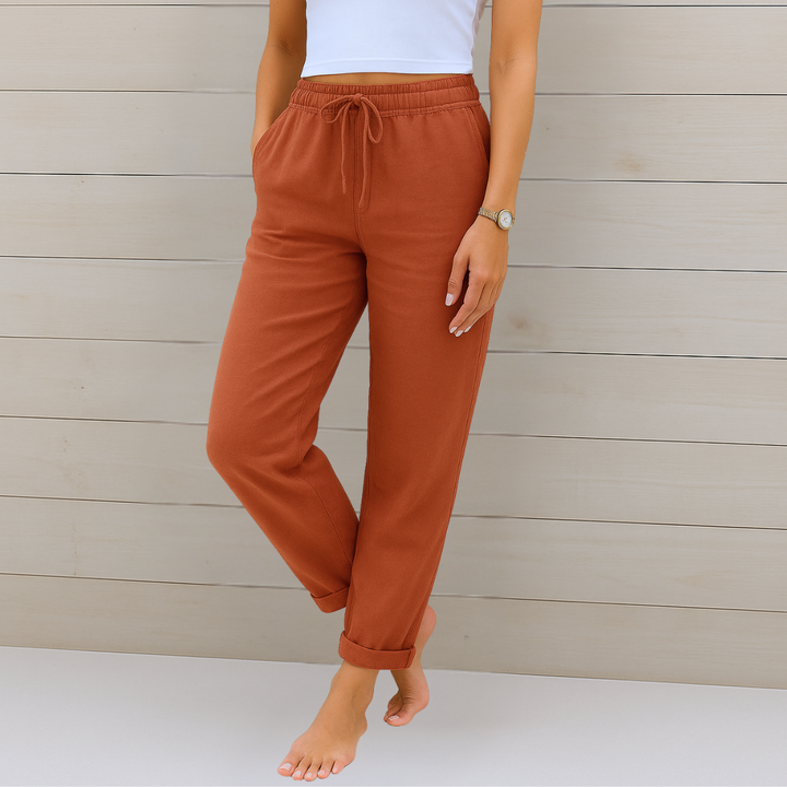 Sommerfeld | Leinen-Stretchhose für Damen (1 Kaufen, 1 GRATIS dazu)