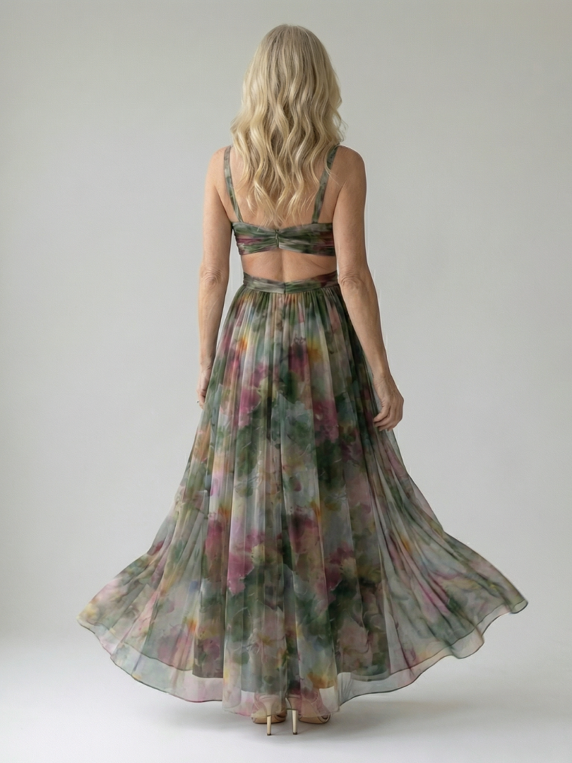 Charlotte | Weiches Wickel-Maxikleid