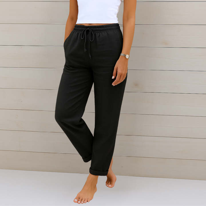 Sommerfeld | Leinen-Stretchhose für Damen (1 Kaufen, 1 GRATIS dazu)