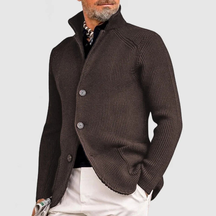 Sommerfeld | Herren-Strickjacke mit Stehkragen