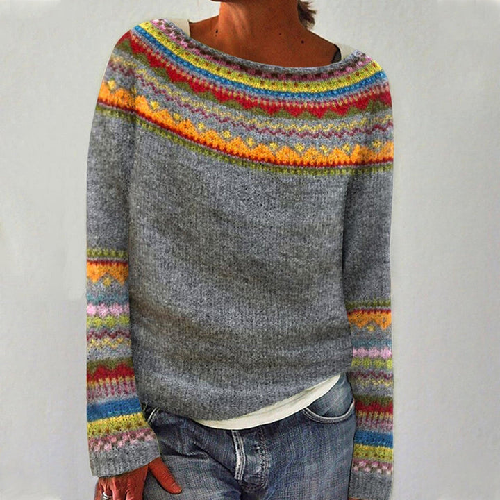 Sommerfeld | Strickpullover mit Rundhalsausschnitt
