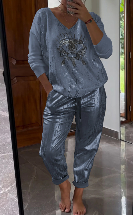 Clea | Strahlendes Zweiteiler-Set