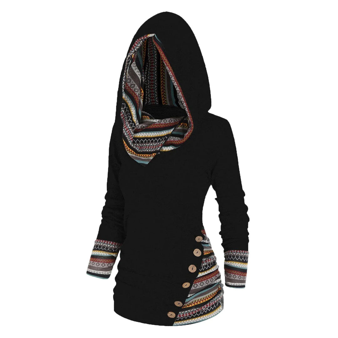 Sommerfeld | Gemusterter Hoodie für Damen
