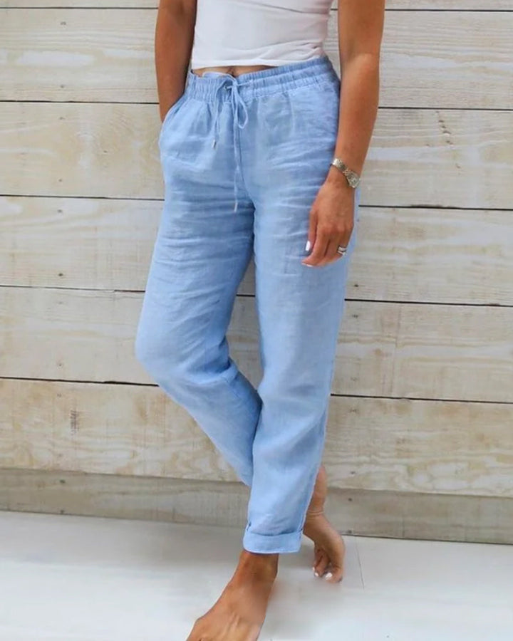Sommerfeld | Atmungsaktive Leinenhose für Damen (1 Kaufen, 1 GRATIS dazu)