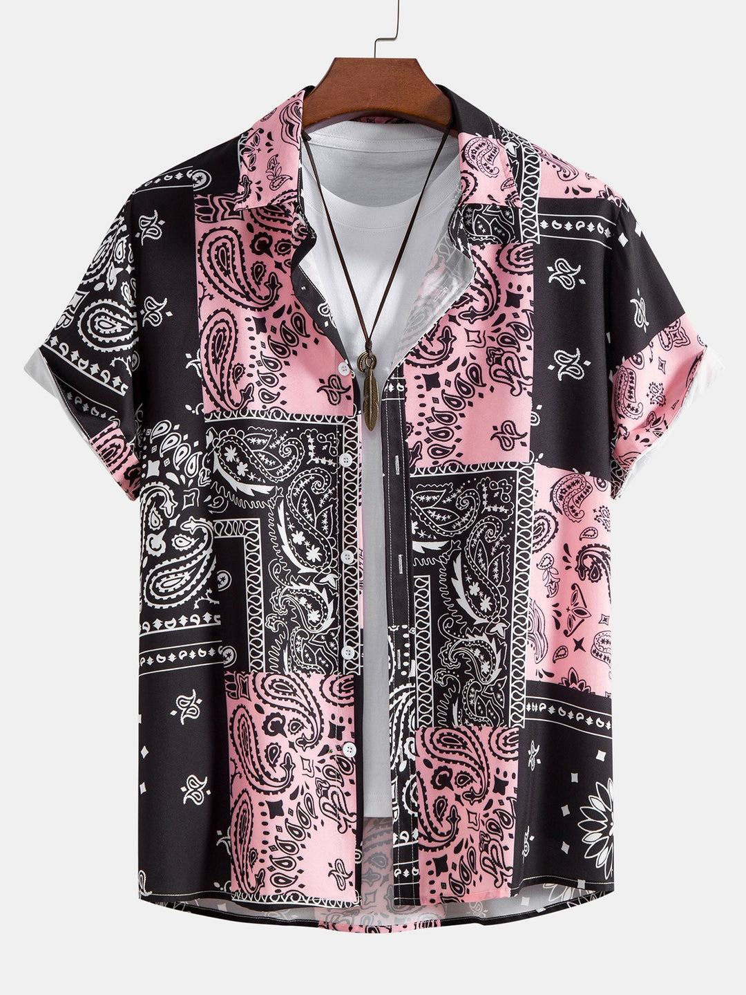 Hemd mit Paisley-Muster #Zufälliges Musterdesign# & Shorts zum Schwimmen
