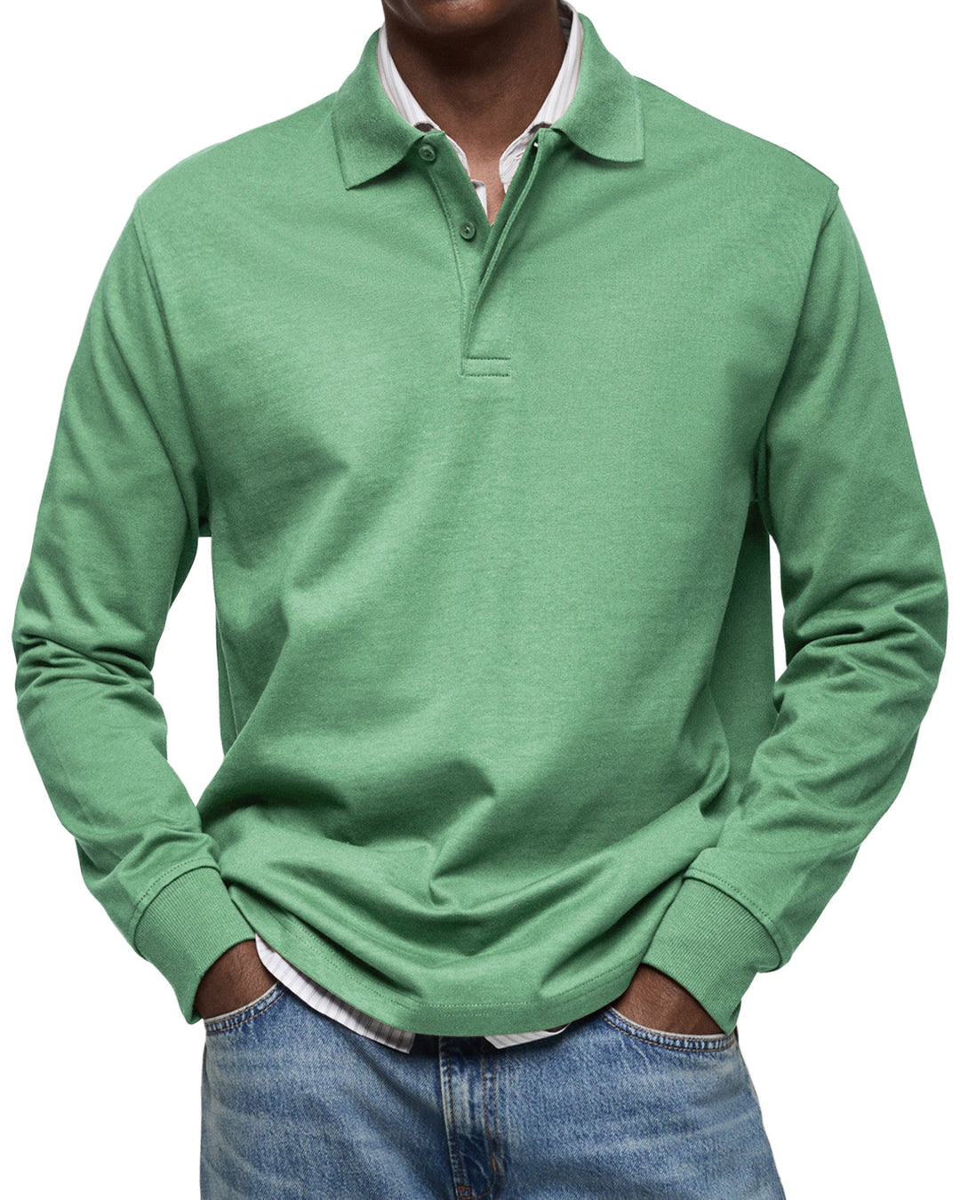 Sommerfeld | Langarm-Poloshirt für Herren (1 kaufen – 1 GRATIS dazu)