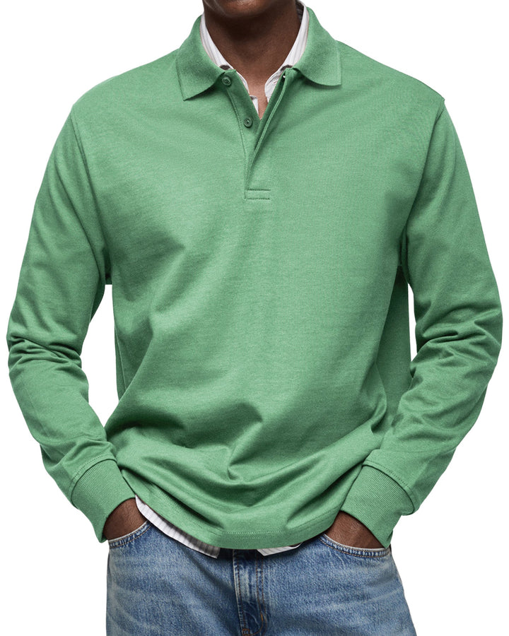 Sommerfeld | Langarm-Poloshirt für Herren (1 kaufen – 1 GRATIS dazu)
