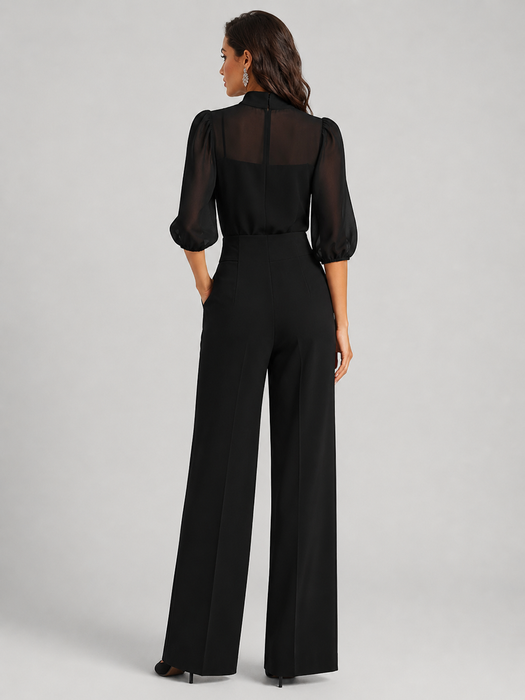Amara | Dreiteiliges Chiffon-Set