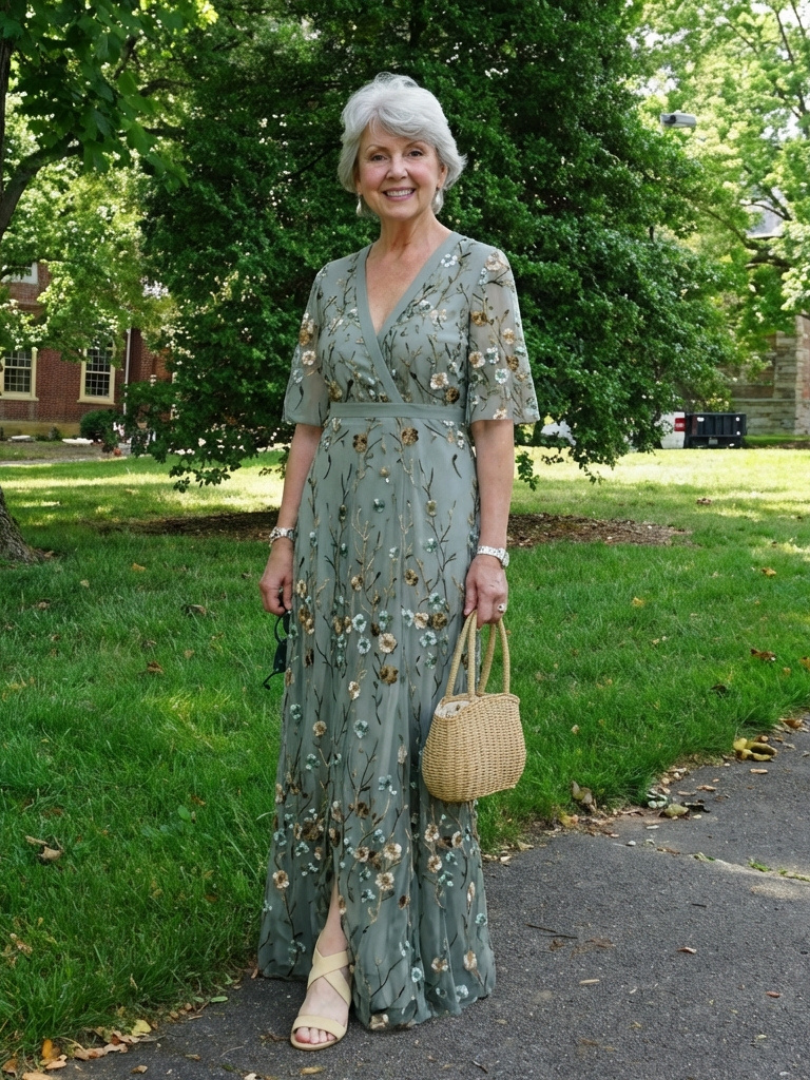 Amelie | Maxikleid mit Blumenmuster