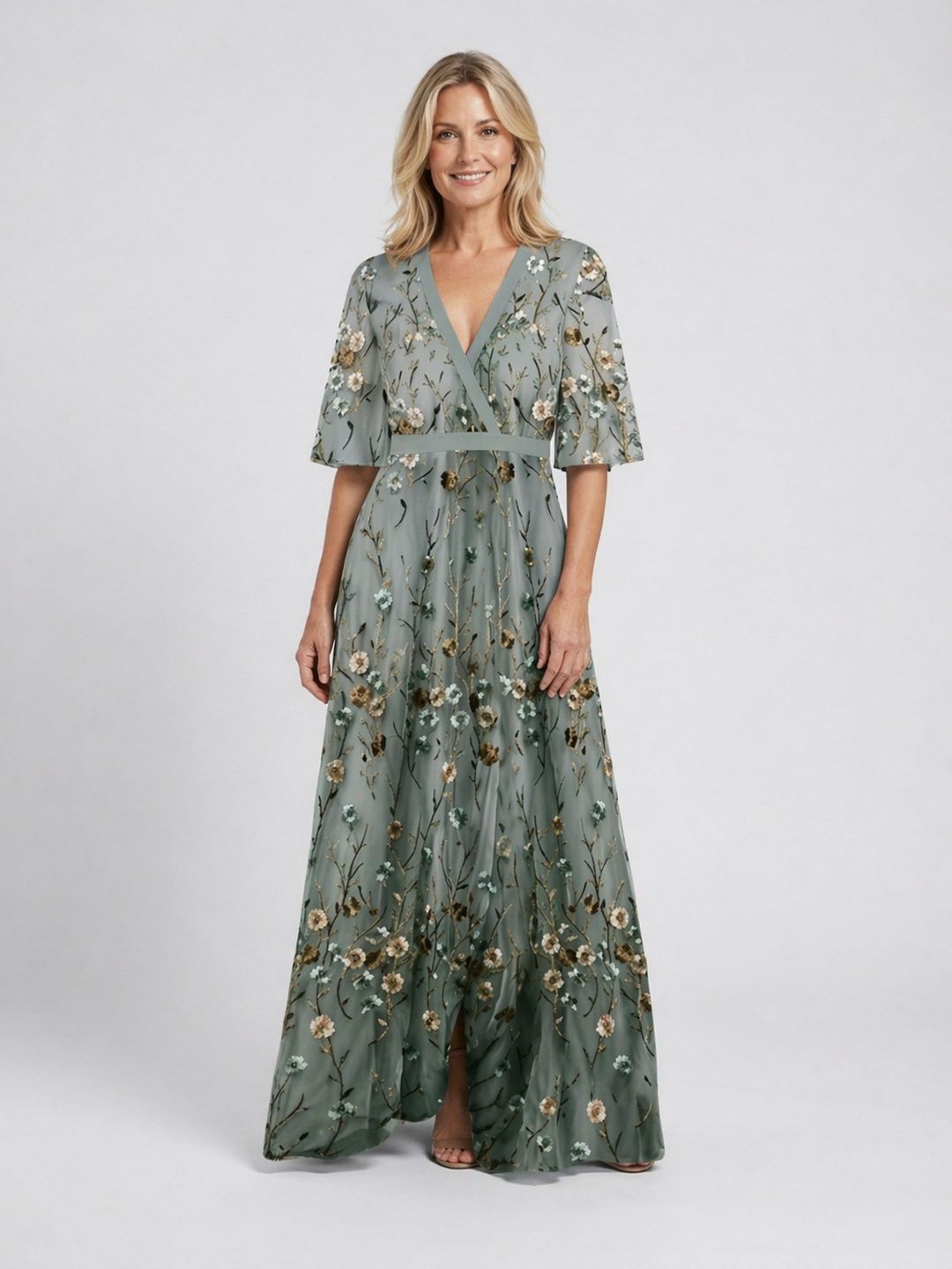 Amelie | Maxikleid mit Blumenmuster