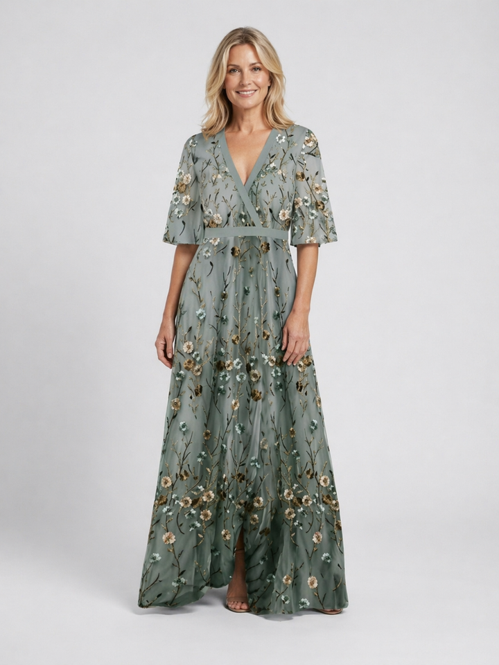 Amelie | Maxikleid mit Blumenmuster