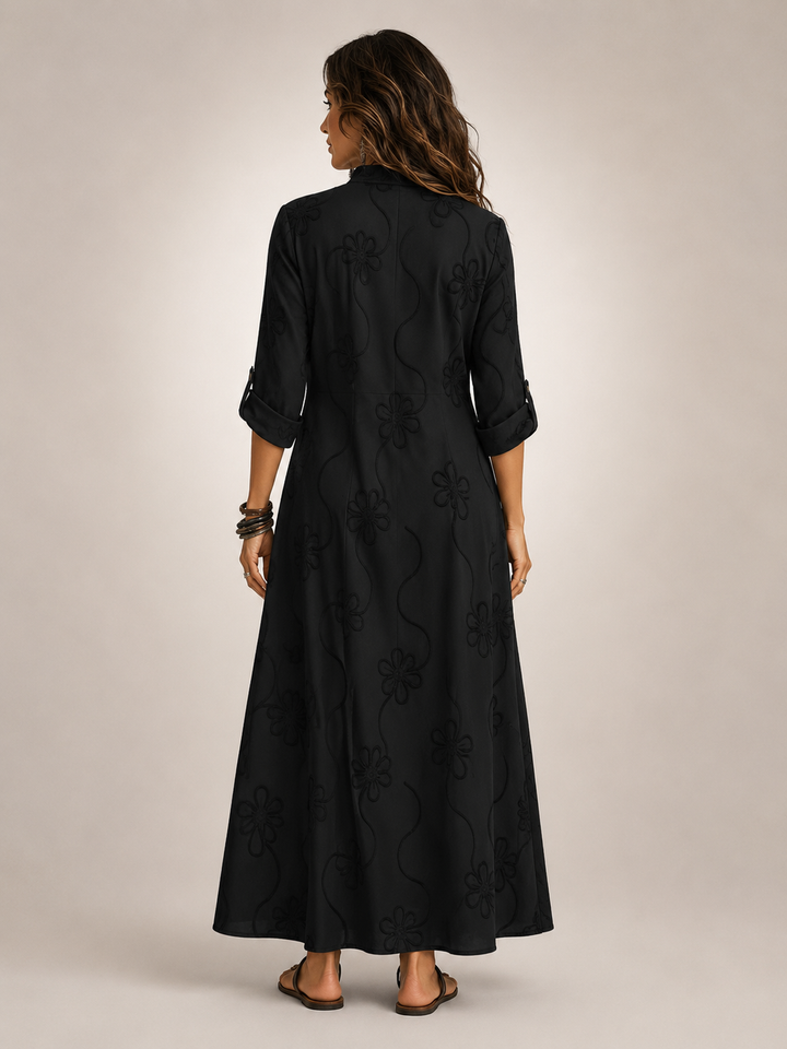 Merle | Bauchkaschierendes Blumen-Sommerkleid