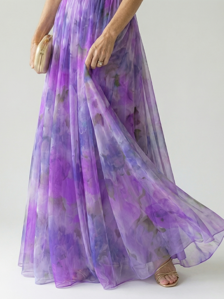 Charlotte | Weiches Wickel-Maxikleid
