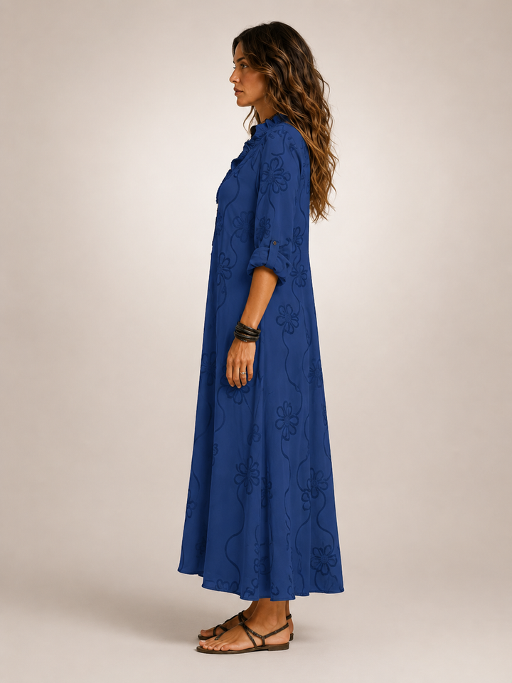 Merle | Bauchkaschierendes Blumen-Sommerkleid