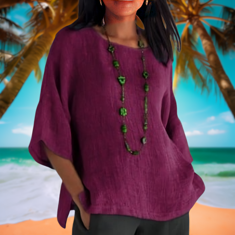 Layla | Entspanntes Tropen-Oberteil