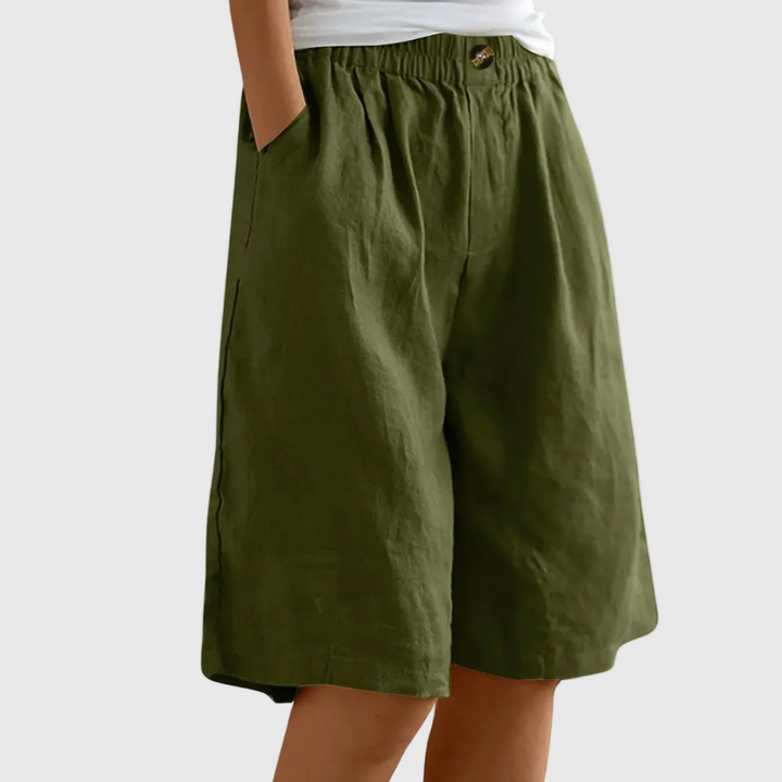 Sommerfeld | Luftige Shorts mit weitem Bein (1 kaufen, 1 GRATIS dazu)
