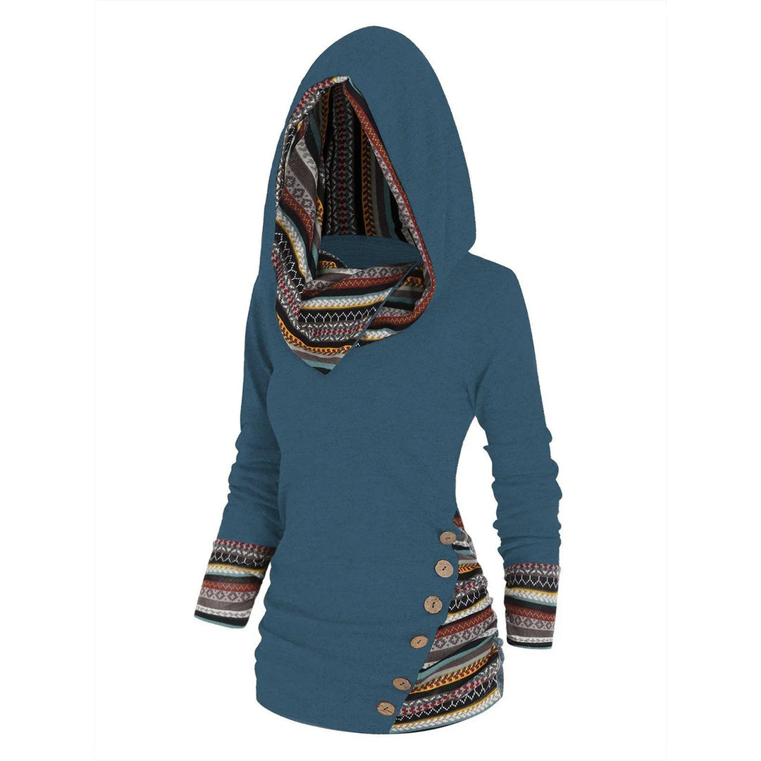 Sommerfeld | Gemusterter Hoodie für Damen