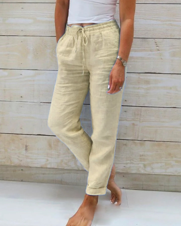 Sommerfeld | Atmungsaktive Leinenhose für Damen (1 Kaufen, 1 GRATIS dazu)