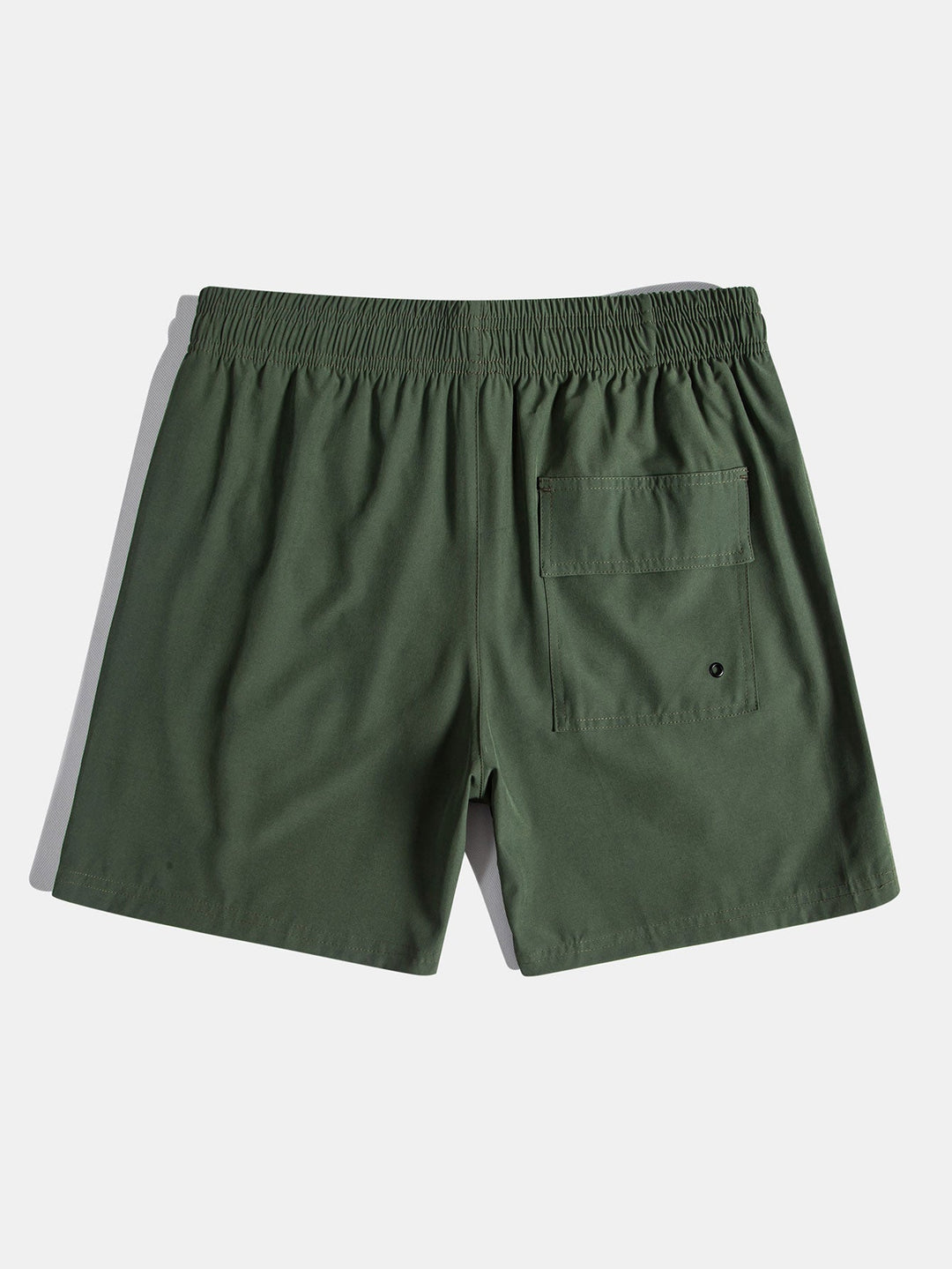 Kalifornien Palmen Print Leinenoptik Baumwolle Button-Up Hemd & Shorts