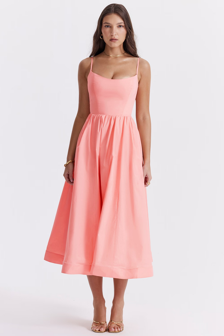 Sommerfeld | Elegantes Korsett Sommer Midi Kleid