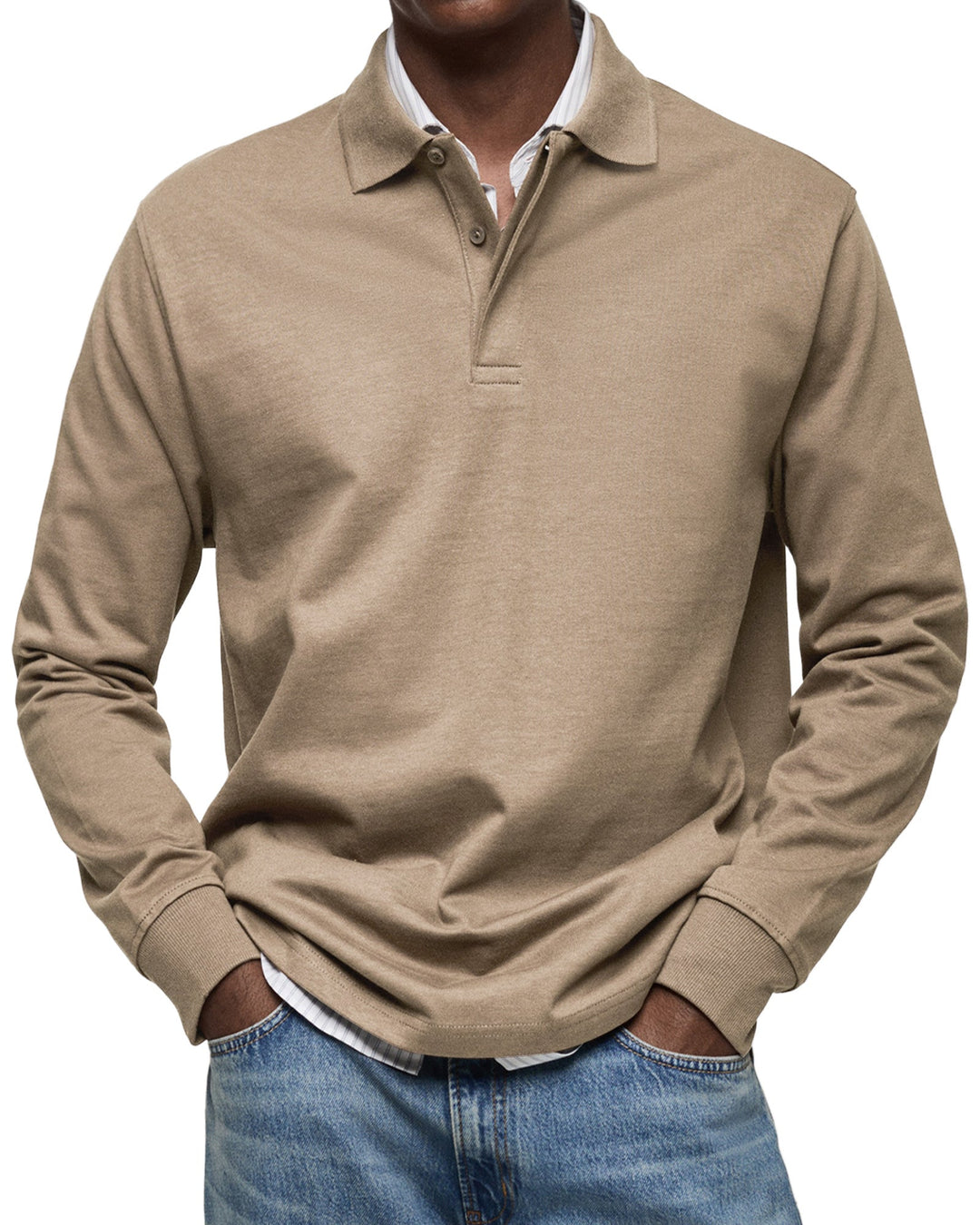 Sommerfeld | Langarm-Poloshirt für Herren (1 kaufen – 1 GRATIS dazu)