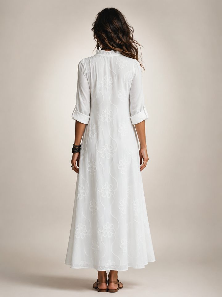 Merle | Bauchkaschierendes Blumen-Sommerkleid
