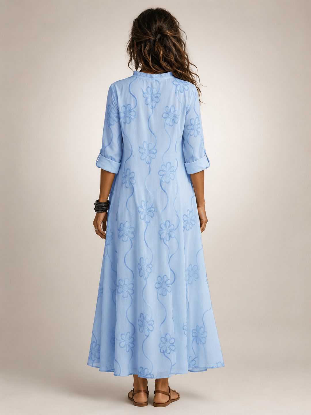 Merle | Bauchkaschierendes Blumen-Sommerkleid