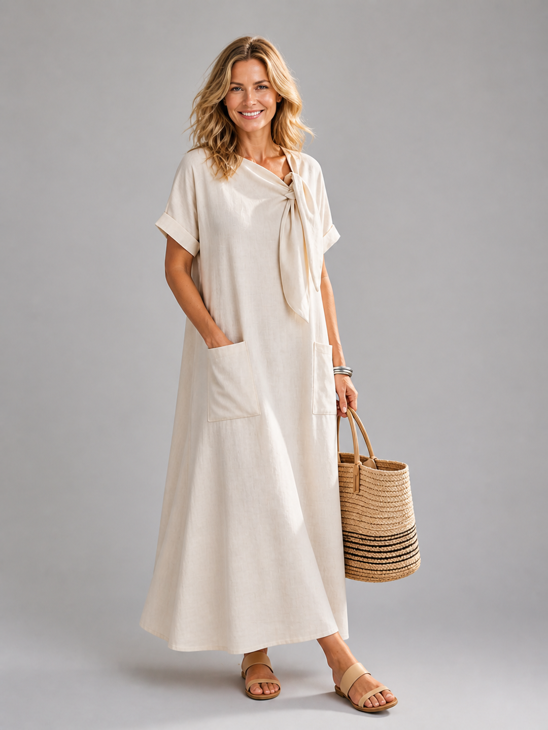 Maren | Lässiges Maxikleid