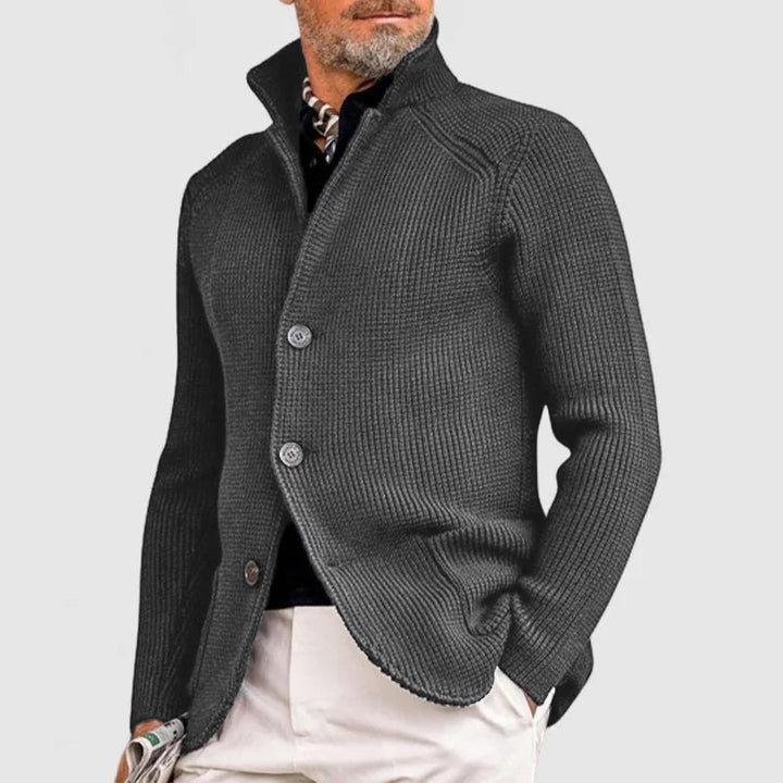Sommerfeld | Herren-Strickjacke mit Stehkragen
