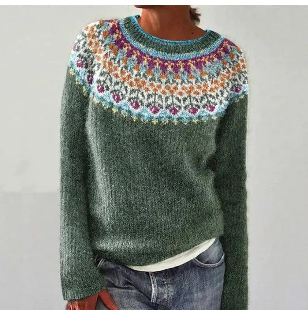 Sommerfeld | Strickpullover mit Rundhalsausschnitt
