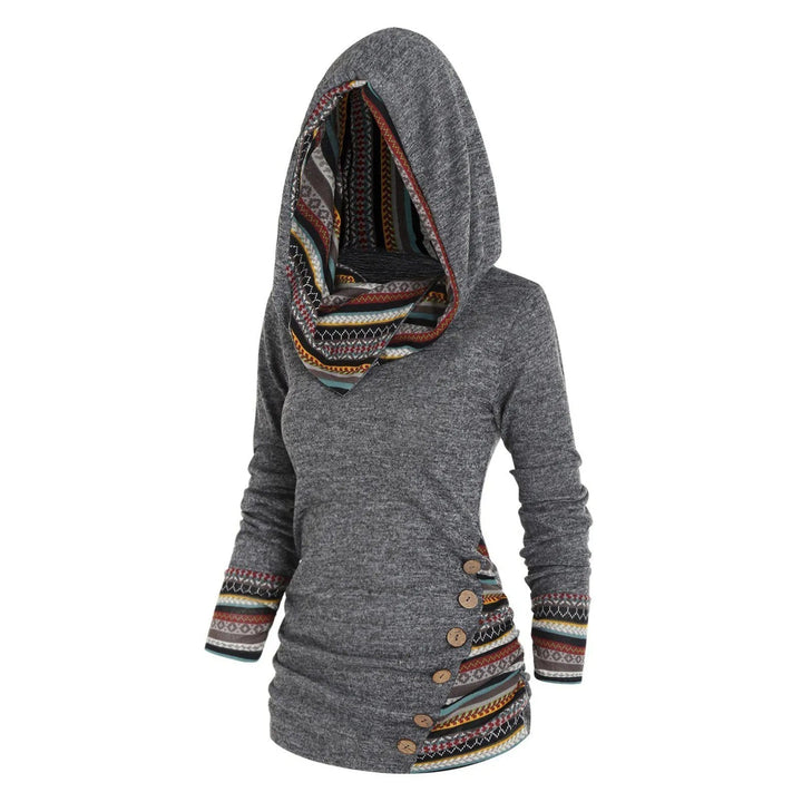 Sommerfeld | Gemusterter Hoodie für Damen
