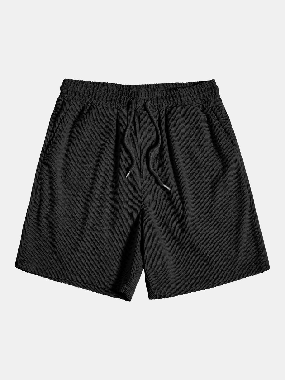 Kurzärmeliges Corduroy Hemd mit Knöpfen & Shorts