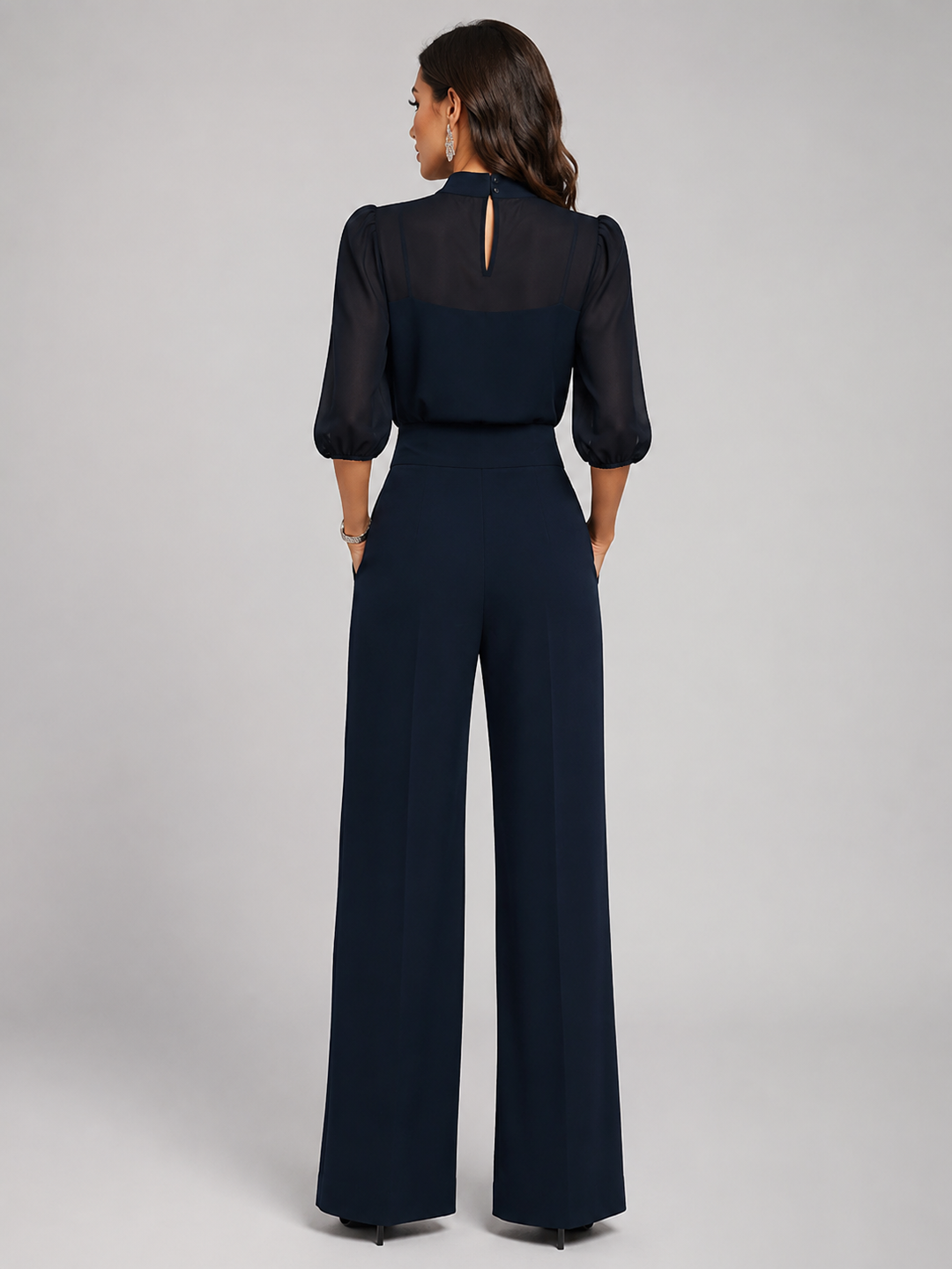 Amara | Dreiteiliges Chiffon-Set