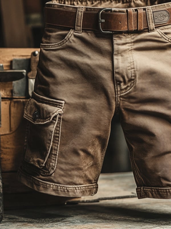 Sommerfeld | Vintage Cargo-Shorts mit Mehrfachtaschen (1 Kaufen, 1 GRATIS dazu)