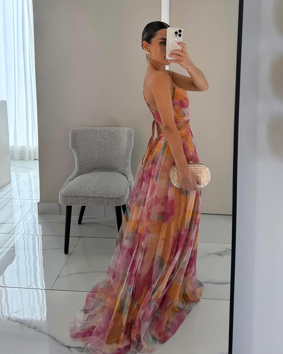 Sommerfeld | Chiffon Maxi Kleid