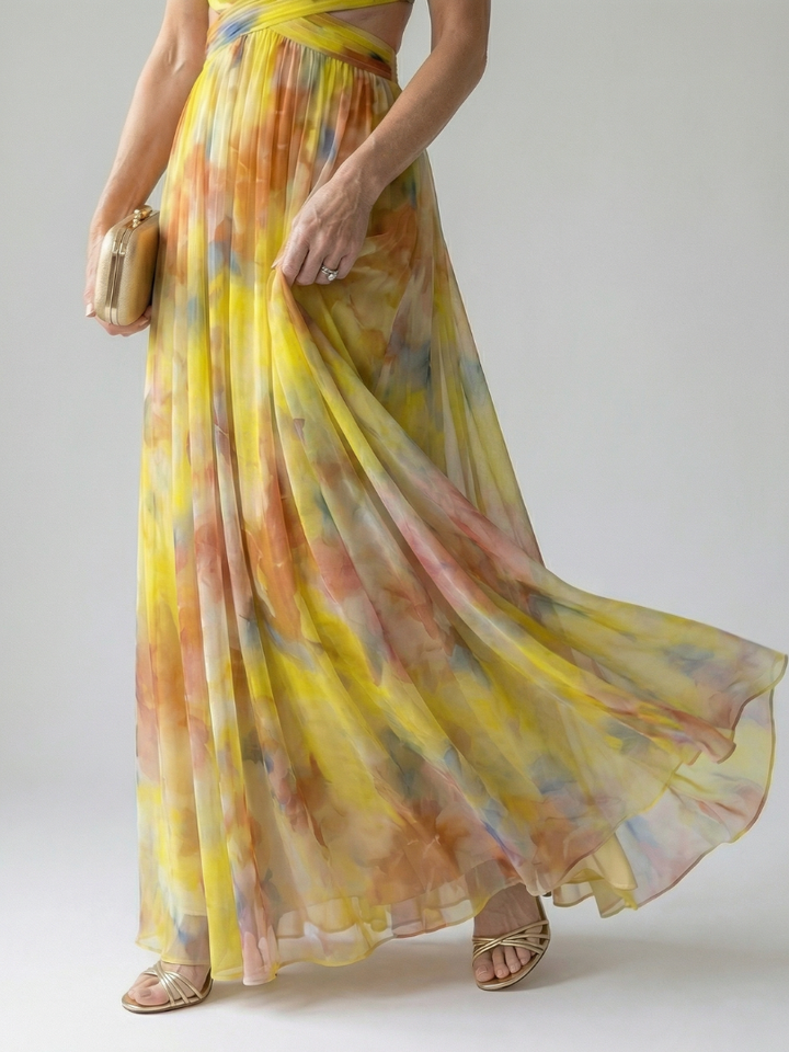 Charlotte | Weiches Wickel-Maxikleid