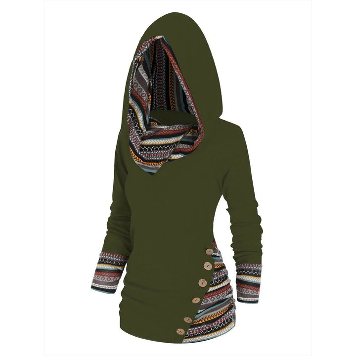 Sommerfeld | Gemusterter Hoodie für Damen