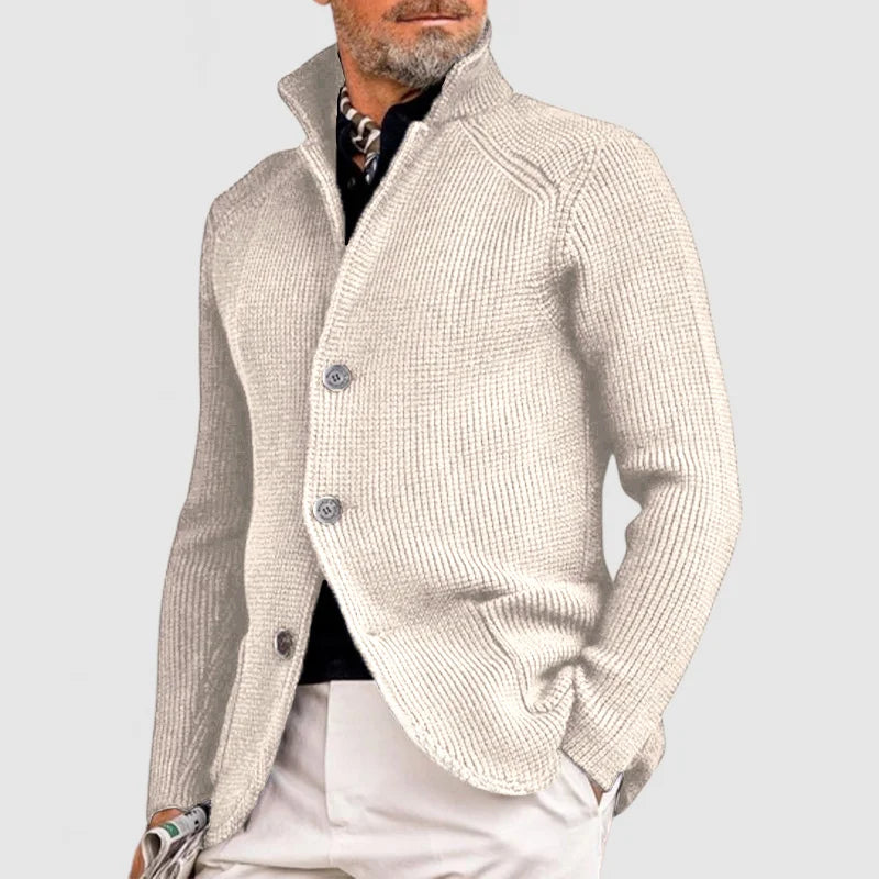 Sommerfeld | Herren-Strickjacke mit Stehkragen