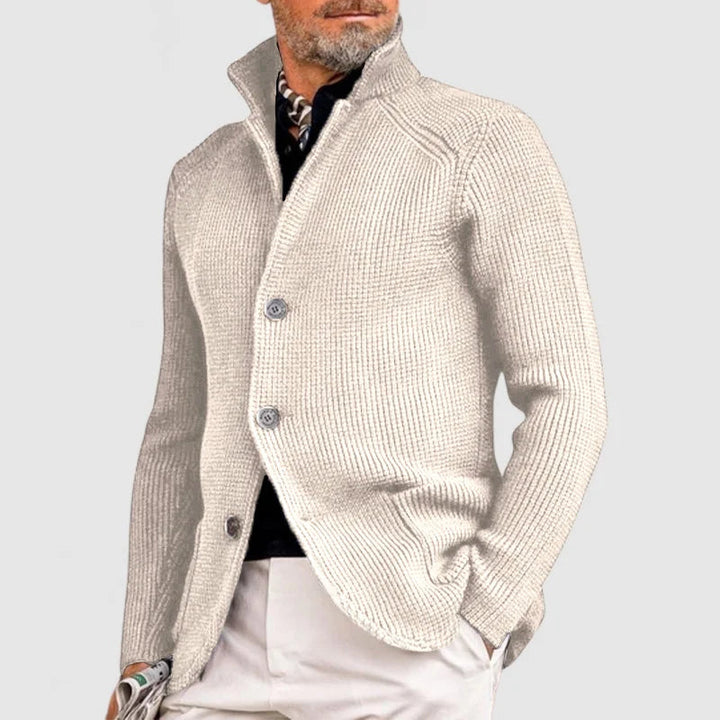 Sommerfeld | Herren-Strickjacke mit Stehkragen